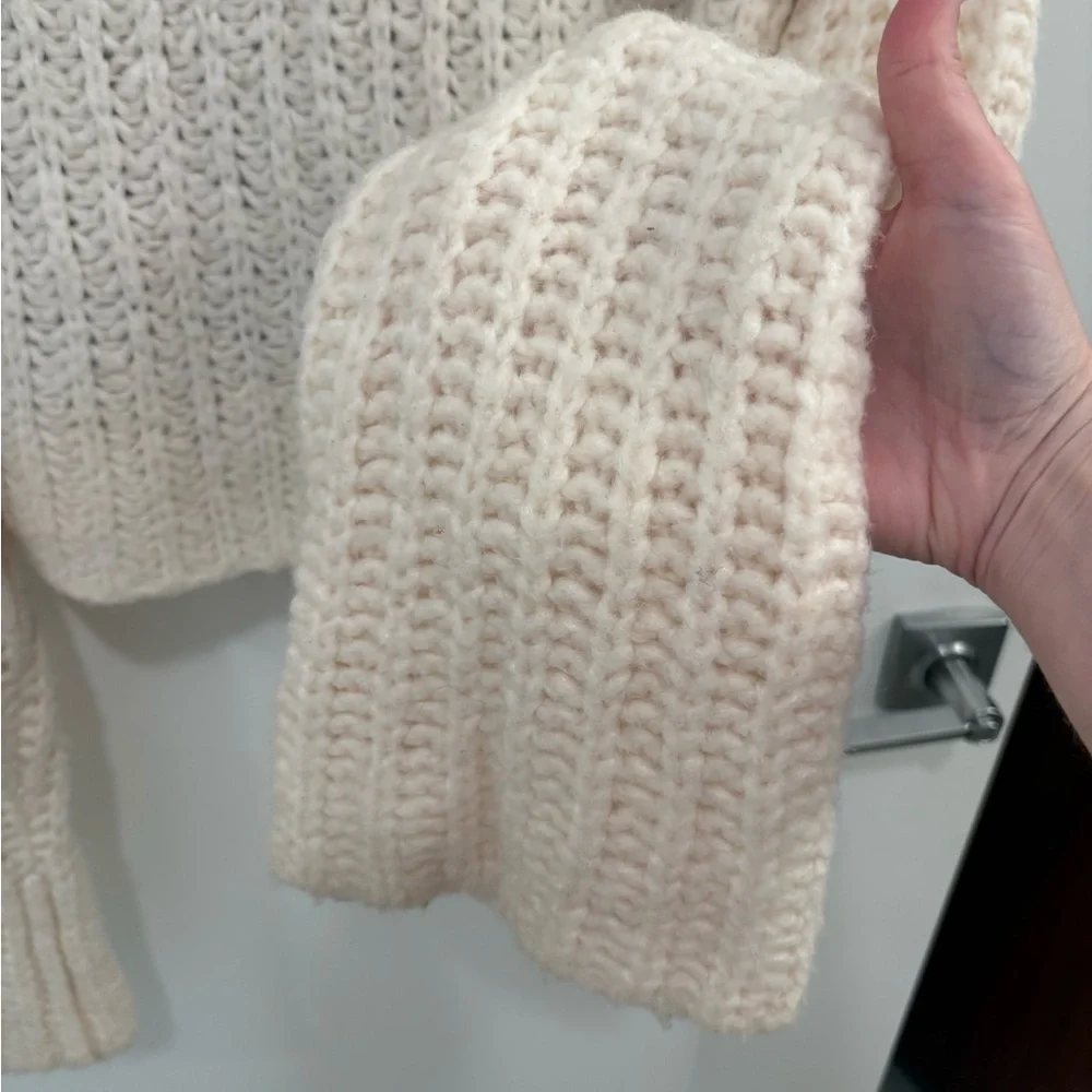 Free People Fair Isle Alpine Knit Wool Alpaca Blend Sweater Size XS - Picture 11 of 14